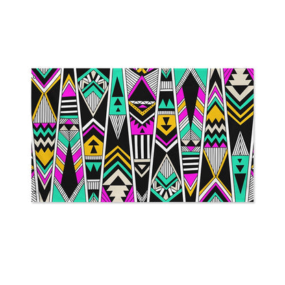 Vintage Tribal Aztec Pattern Print Polyester Flag