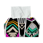 Vintage Tribal Aztec Pattern Print Rectangle Tissue Box Cover