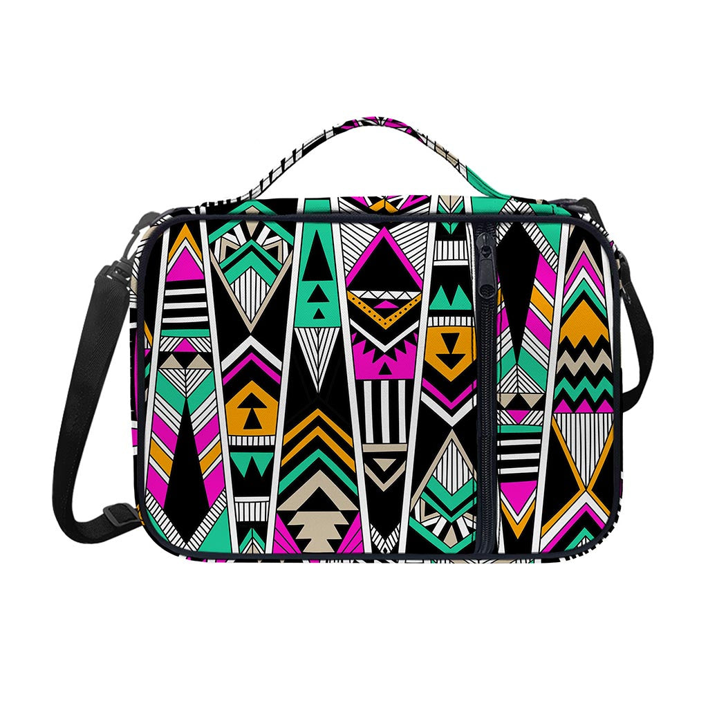 Vintage Tribal Aztec Pattern Print Shoulder Strap Bible Bag