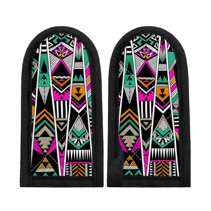 Vintage Tribal Aztec Pattern Print Skillet Handle Cover