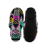 Vintage Tribal Aztec Pattern Print Slippers