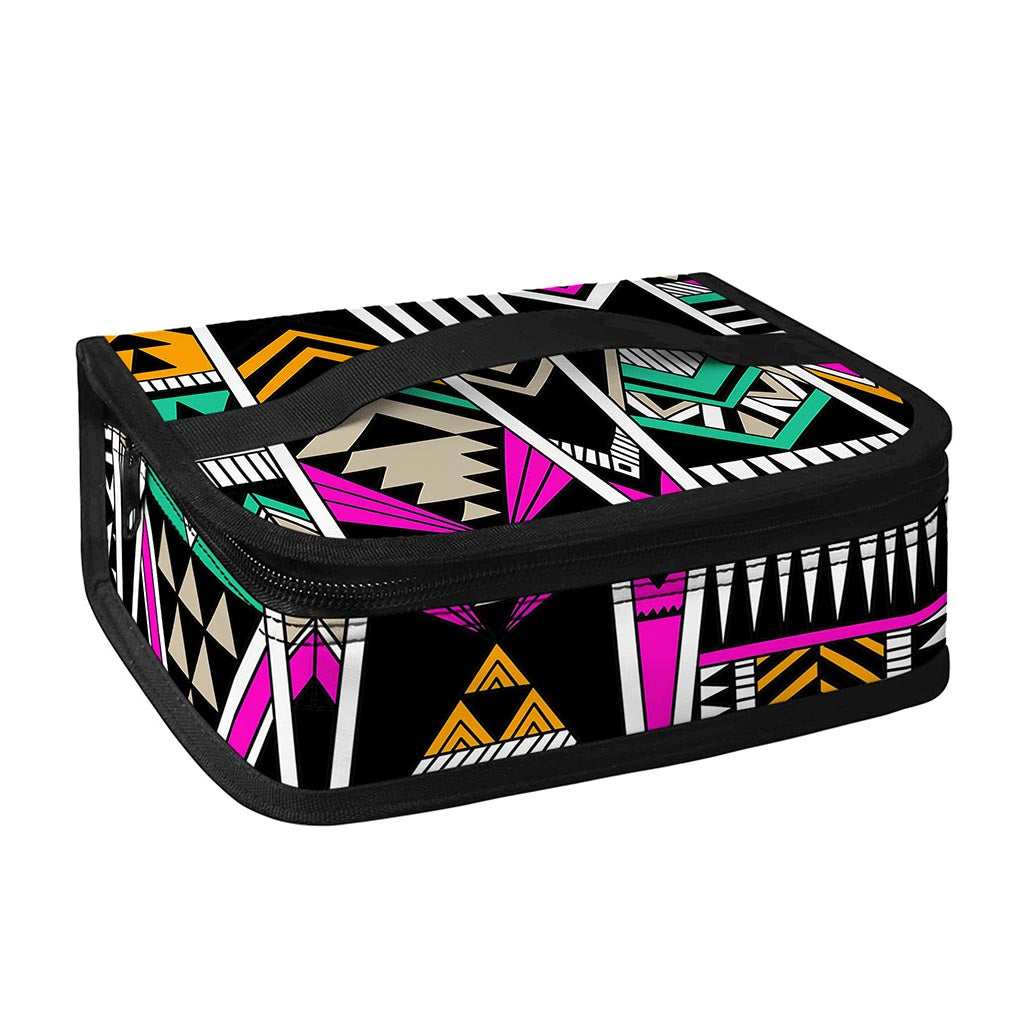 Vintage Tribal Aztec Pattern Print Small Lunch Bag