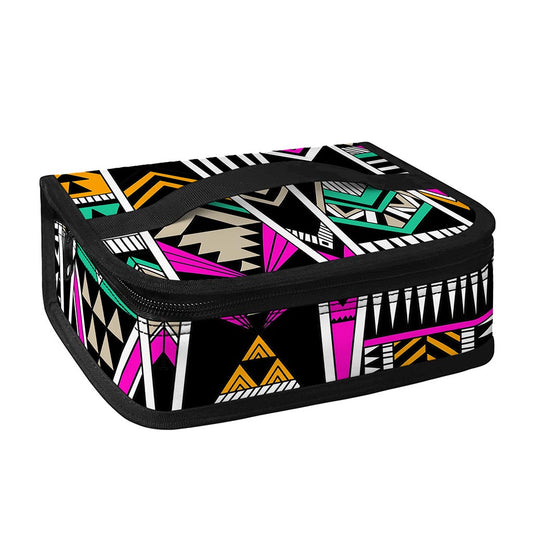 Vintage Tribal Aztec Pattern Print Small Lunch Bag