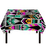 Vintage Tribal Aztec Pattern Print Tablecloth