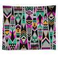 Vintage Tribal Aztec Pattern Print Tapestry