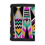 Vintage Tribal Aztec Pattern Print Trifold Wallet