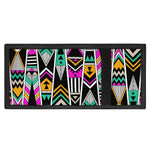 Vintage Tribal Aztec Pattern Print Trifold Wallet