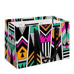 Vintage Tribal Aztec Pattern Print Utility Tote Bag