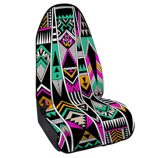 Vintage Tribal Aztec Pattern Print Waterproof Car Seat Cover