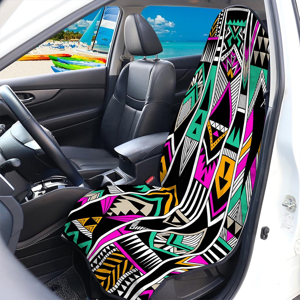 Vintage Tribal Aztec Pattern Print Waterproof Car Seat Cover