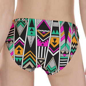 Vintage Tribal Aztec Pattern Print Women's Panties