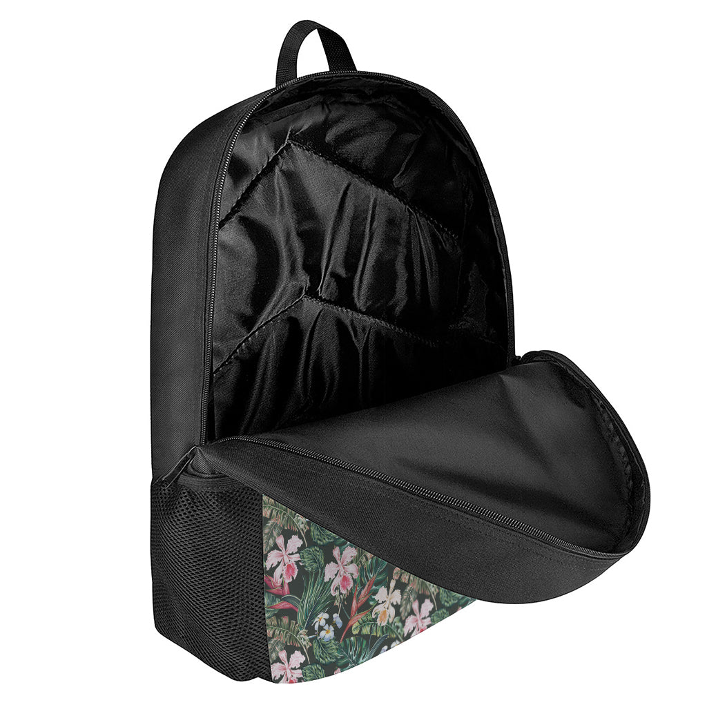 Vintage Tropical Exotic Hawaiian Print 17 Inch Backpack