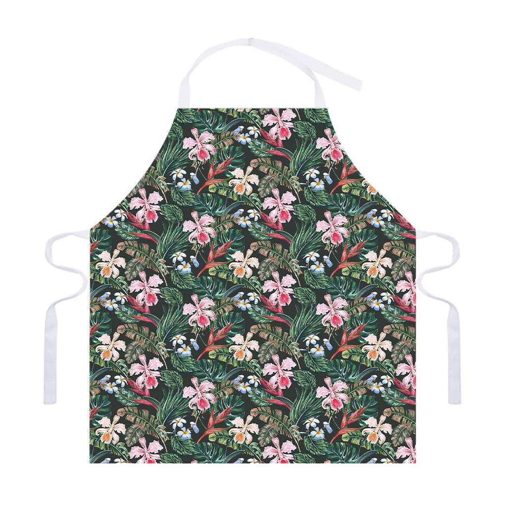 Vintage Tropical Exotic Hawaiian Print Adjustable Apron