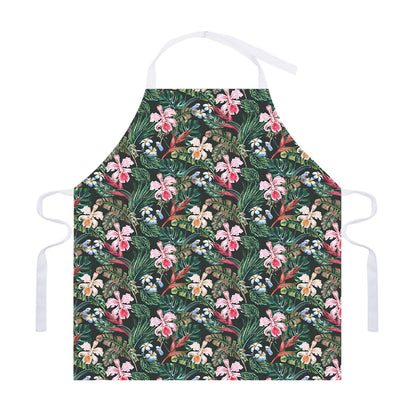 Vintage Tropical Exotic Hawaiian Print Adjustable Apron