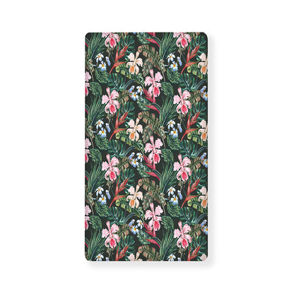 Vintage Tropical Exotic Hawaiian Print Baby Crib Sheet