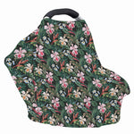 Vintage Tropical Exotic Hawaiian Print Baby Seat Cover