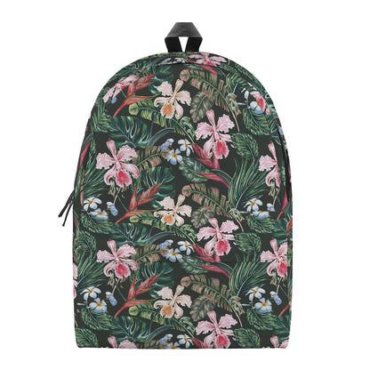 Vintage Tropical Exotic Hawaiian Print Backpack