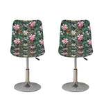 Vintage Tropical Exotic Hawaiian Print Bar Stool Covers