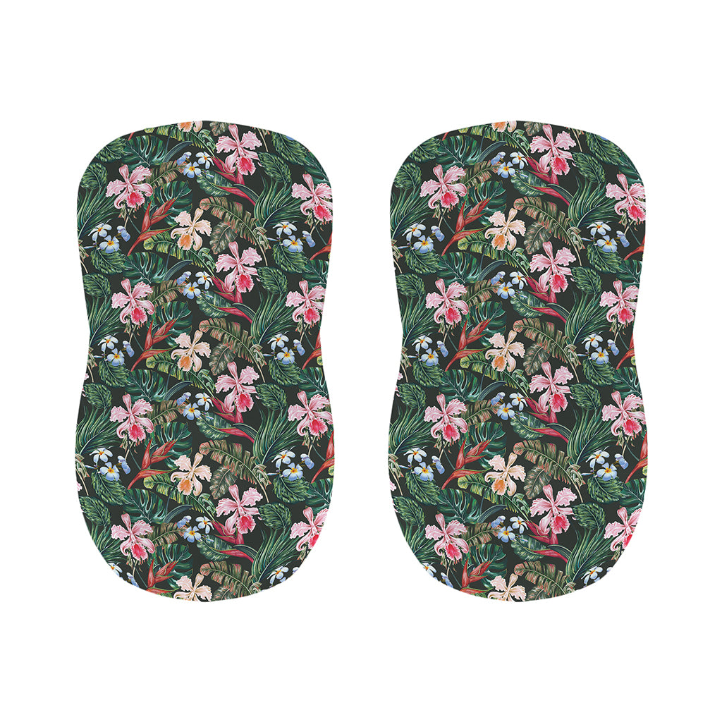 Vintage Tropical Exotic Hawaiian Print Bar Stool Covers