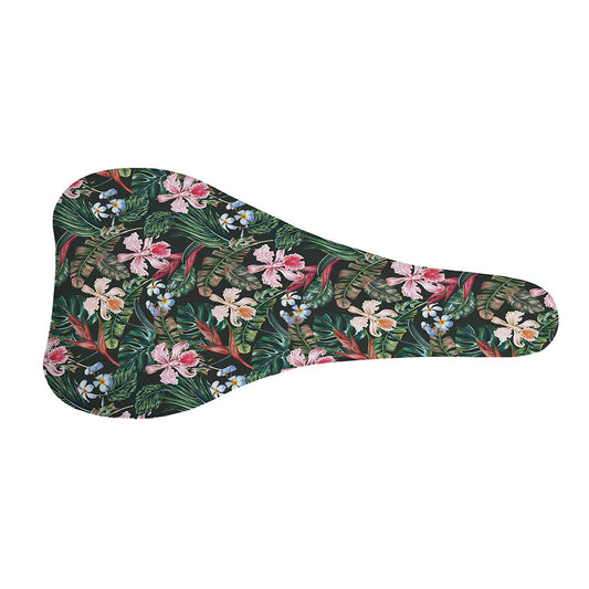 Vintage Tropical Exotic Hawaiian Print Bicycle Seat Cover