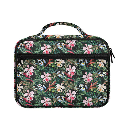 Vintage Tropical Exotic Hawaiian Print Briefcase Bible Bag