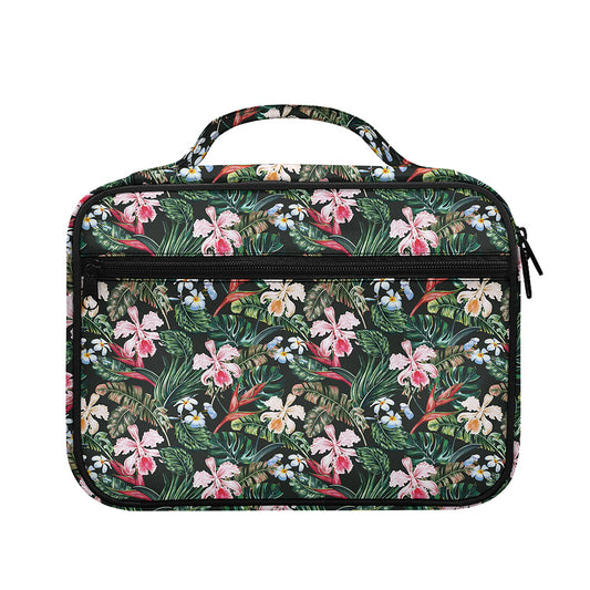 Vintage Tropical Exotic Hawaiian Print Briefcase Bible Bag