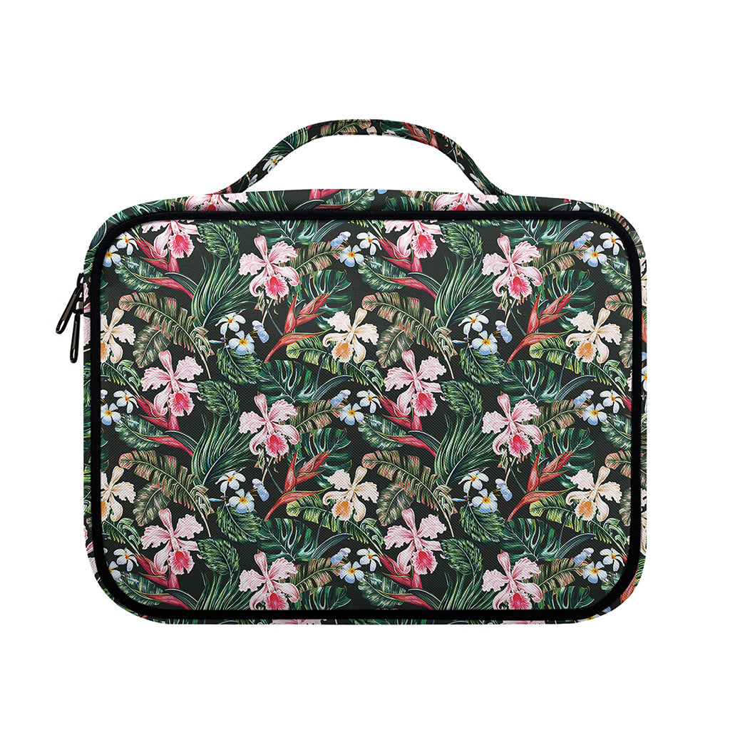 Vintage Tropical Exotic Hawaiian Print Briefcase Bible Bag