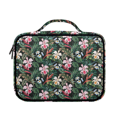 Vintage Tropical Exotic Hawaiian Print Briefcase Bible Bag