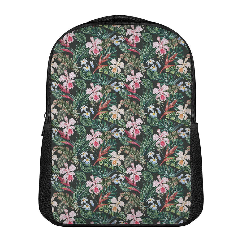 Vintage Tropical Exotic Hawaiian Print Casual Backpack