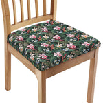 Vintage Tropical Exotic Hawaiian Print Chair Cushion Cover