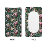 Vintage Tropical Exotic Hawaiian Print Changing Pad Cover