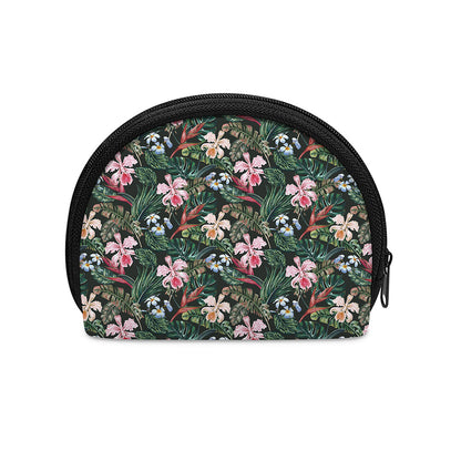 Vintage Tropical Exotic Hawaiian Print Coin Purse