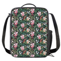 Vintage Tropical Exotic Hawaiian Print Crossbody Lunch Bag