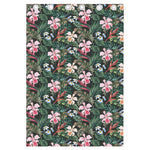 Vintage Tropical Exotic Hawaiian Print Curtain