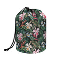 Vintage Tropical Exotic Hawaiian Print Drawstring Makeup Bag