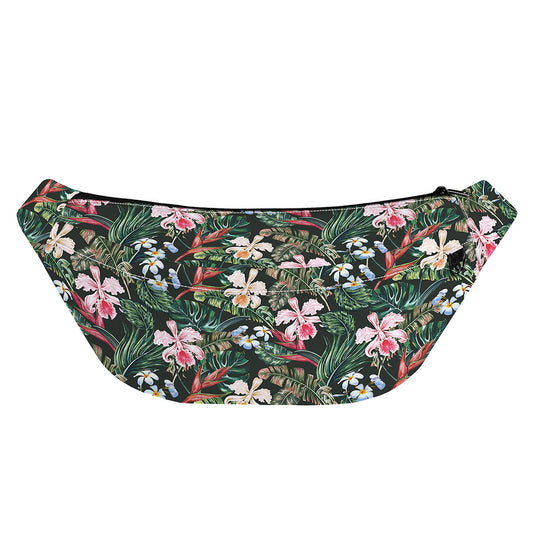 Vintage Tropical Exotic Hawaiian Print Fanny Pack