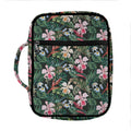 Vintage Tropical Exotic Hawaiian Print Front Pocket Bible Bag