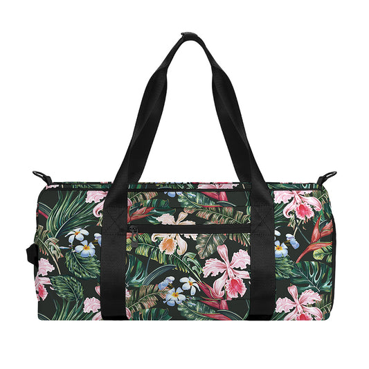 Vintage Tropical Exotic Hawaiian Print Gym Bag