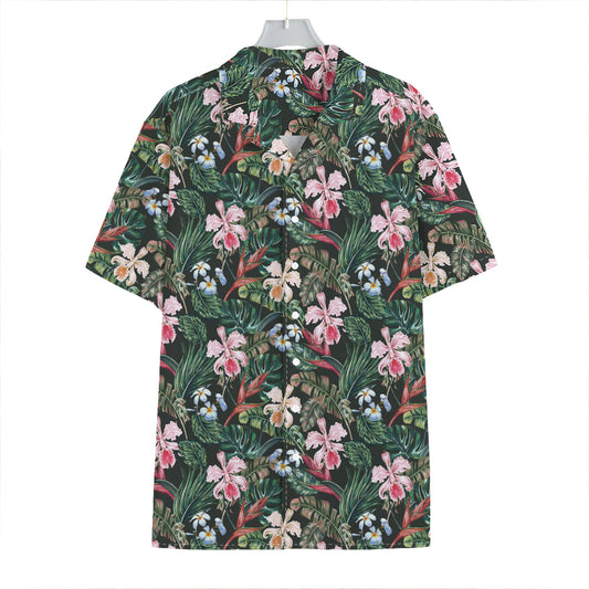 Vintage Tropical Exotic Hawaiian Print Hawaiian Shirt