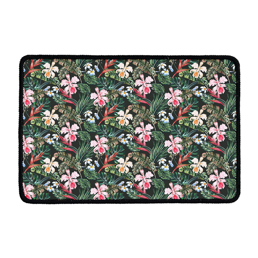 Vintage Tropical Exotic Hawaiian Print Kitchen Mat