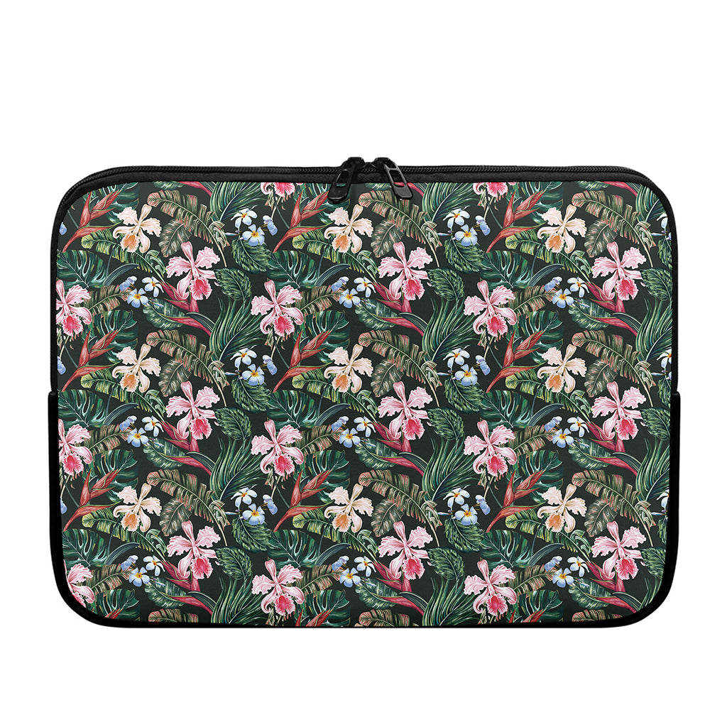 Vintage Tropical Exotic Hawaiian Print Laptop Sleeve