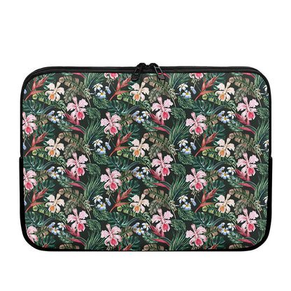 Vintage Tropical Exotic Hawaiian Print Laptop Sleeve