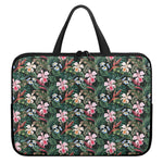 Vintage Tropical Exotic Hawaiian Print Laptop Sleeve With Handle