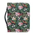 Vintage Tropical Exotic Hawaiian Print Leather Bible Cover