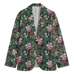 Vintage Tropical Exotic Hawaiian Print Men's Blazer