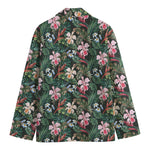 Vintage Tropical Exotic Hawaiian Print Men's Blazer