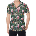 Vintage Tropical Exotic Hawaiian Print Men's Shirt