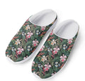 Vintage Tropical Exotic Hawaiian Print Mesh Casual Shoes