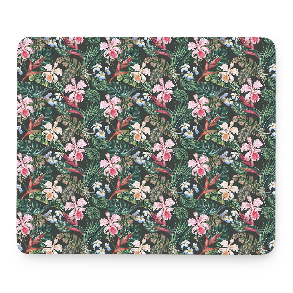 Vintage Tropical Exotic Hawaiian Print Mouse Pad