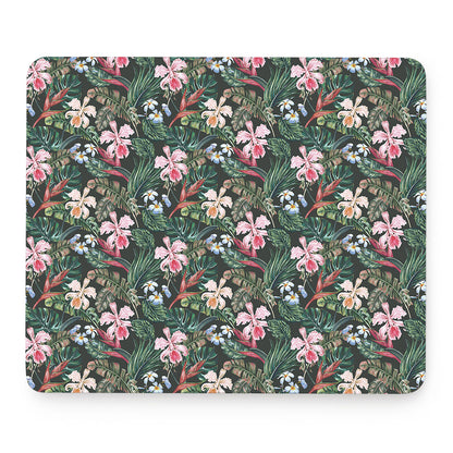 Vintage Tropical Exotic Hawaiian Print Mouse Pad